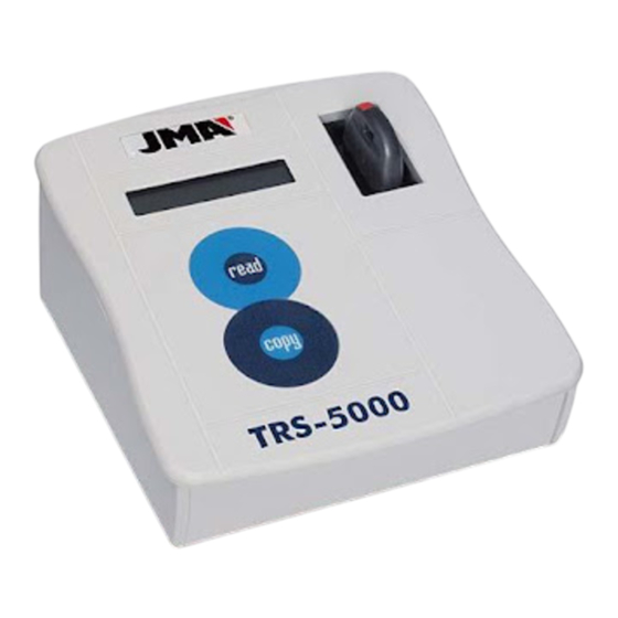 JMA TRS 5000 Notice D'utilisation