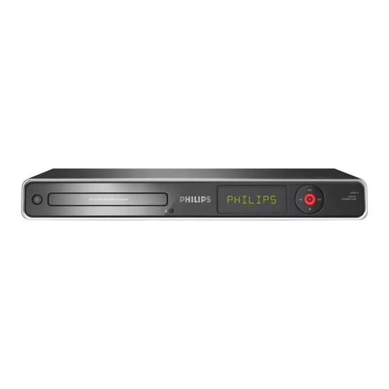 Philips DVDR3600 Mode D'emploi
