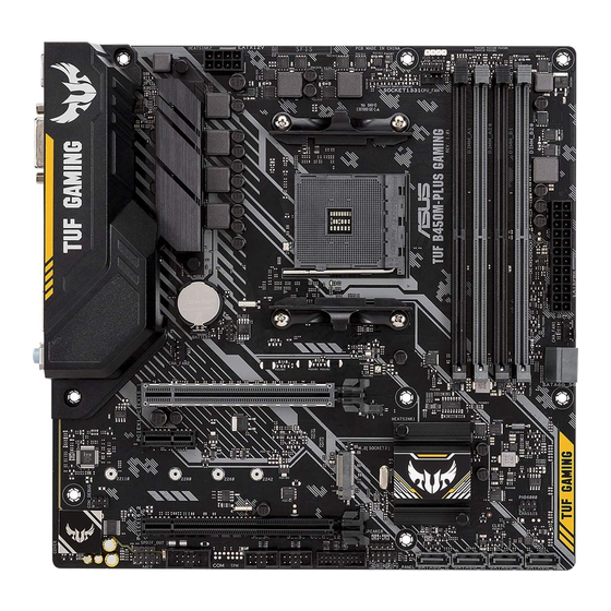 Asus TUF B450M-PLUS GAMING Mode D'emploi