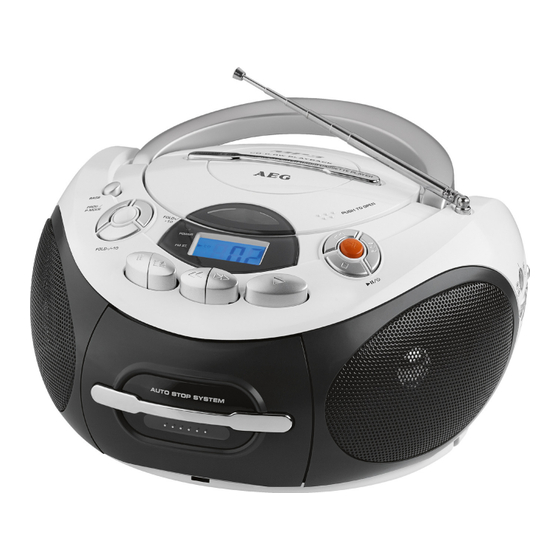 AEG SR 4353 CD/MP3 Mode D'emploi