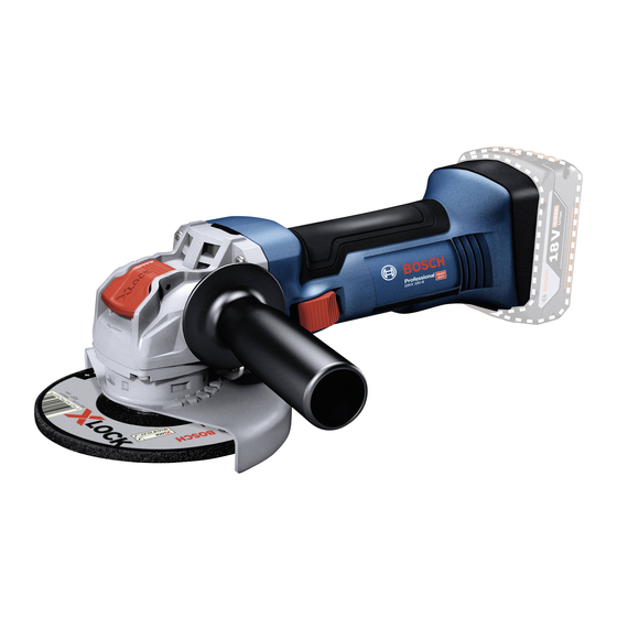 Bosch GWX 18V-8 Professional Notice Originale