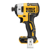 Dewalt DCF887B Guide D'utilisation