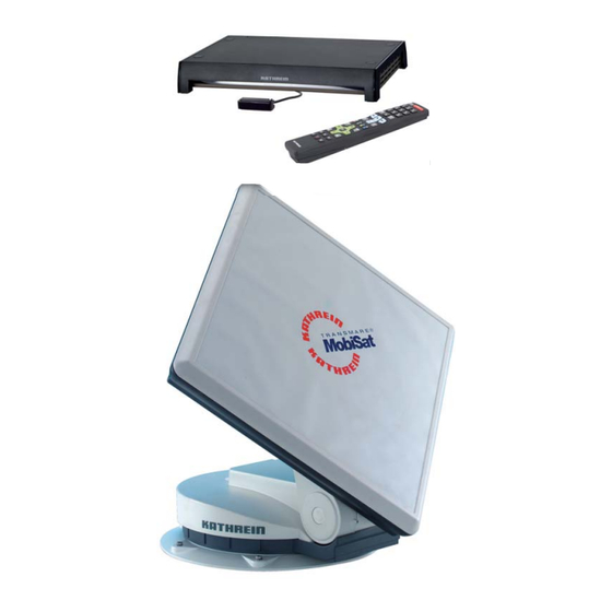 Kathrein MobiSet 2 CAP 610 Traduction De La Notice D'utilisation D'origine
