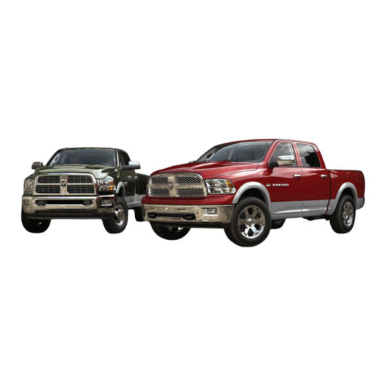 RAM 1500 Guide De L'utilisateur