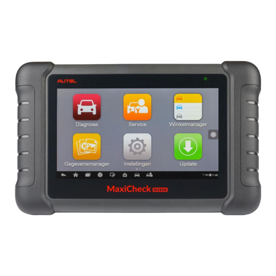 Autel MaxiCheck MX808 Mode D'emploi