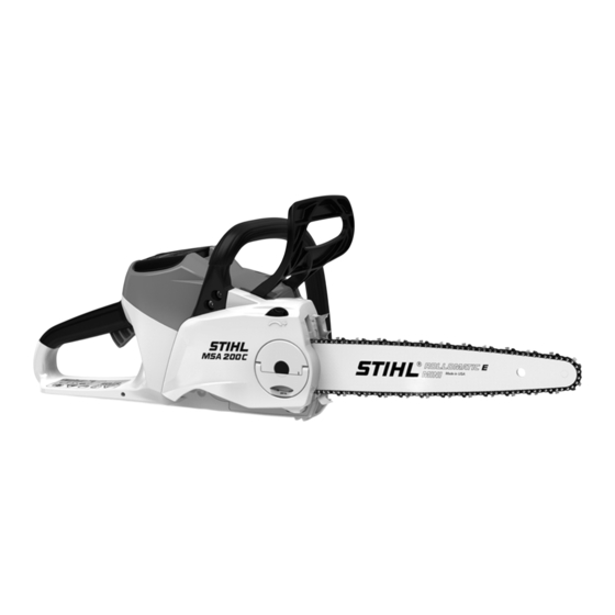 Stihl MSA 160 C Notice D'emploi