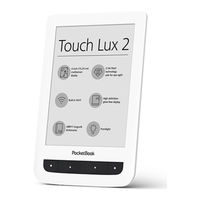 Pocketbook Touch Lux 2 Manuel D'utilisation