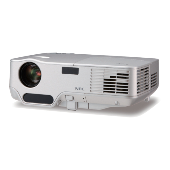 NEC NP60 Mode D'emploi