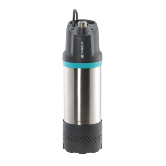 Gardena 6100/5 inox automatic Mode D'emploi