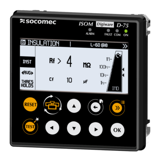 socomec ISOM D-15h Notice D'utilisation