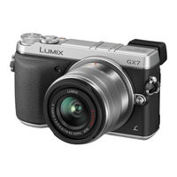 Panasonic Lumix DMC-GX7EG Mode D'emploi