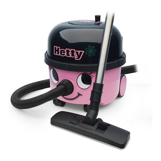 Numatic HETTY Traduction Du Manuel D'utilisation D'origine
