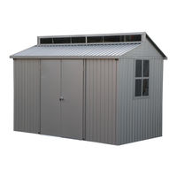 Duramax ALUMINIUM GARDEN SHED Manuel D'instruction