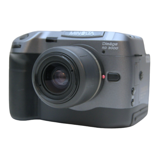 Minolta Dimâge RD 3000 Mode D'emploi