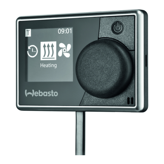 Webasto SmartControl Notice D'utilisation