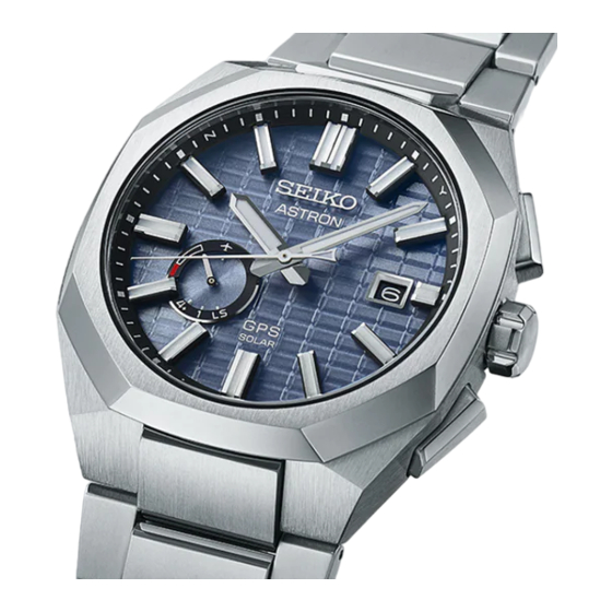 Seiko ASTRON 3X62 GPS Mode D'emploi