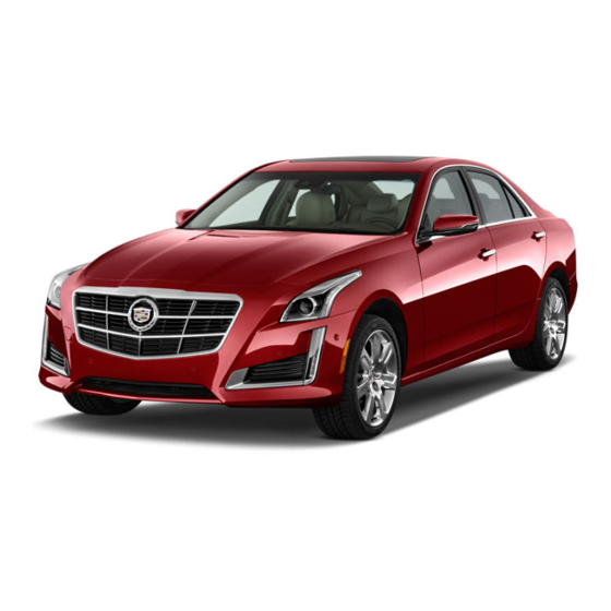 Cadillac CTS 2015 Guide Du Propriétaire