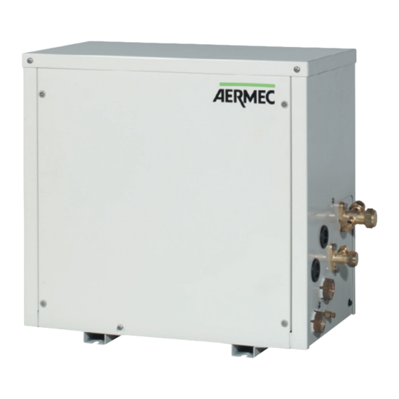 AERMEC CWX R407C Manuel D'installation