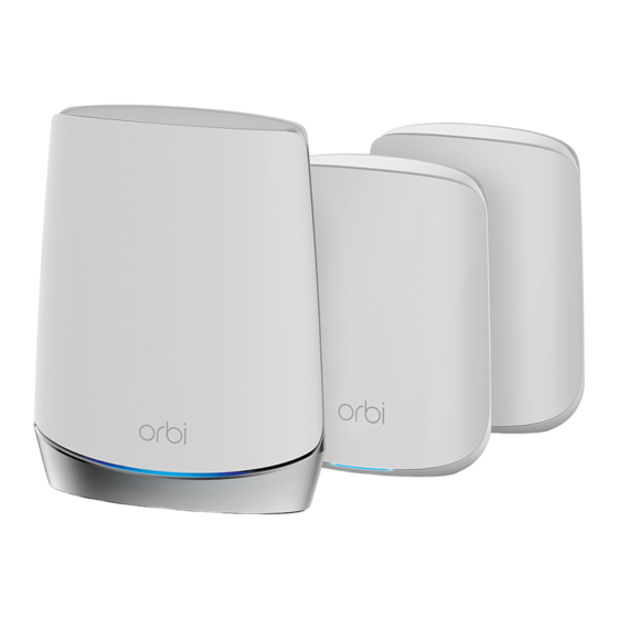 NETGEAR Orbi RBK653S Mode D'emploi