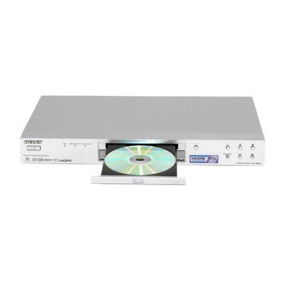 Sony DVP-92 Mode D'emploi