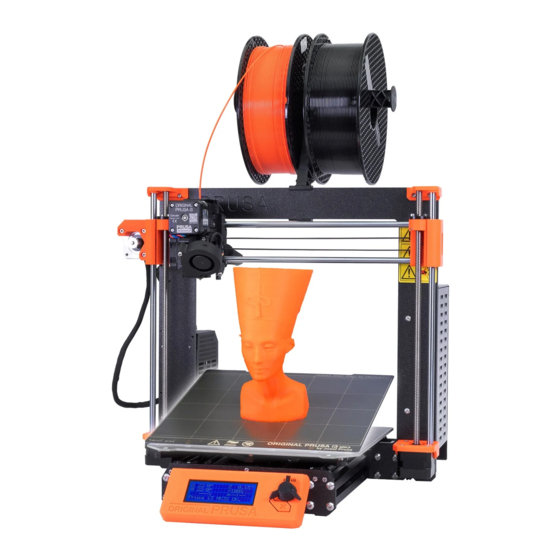 Prusa i3 MK3 Mode D'emploi