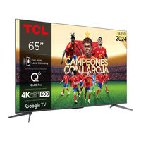 Tcl 65C655 PRO 2024 Notice D'utilisation