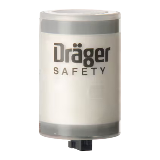 Dräger DrägerSensor XS EC Organic Vapors Mode D'emploi