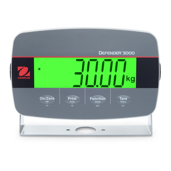 OHAUS i-DT33P Mode D'emploi