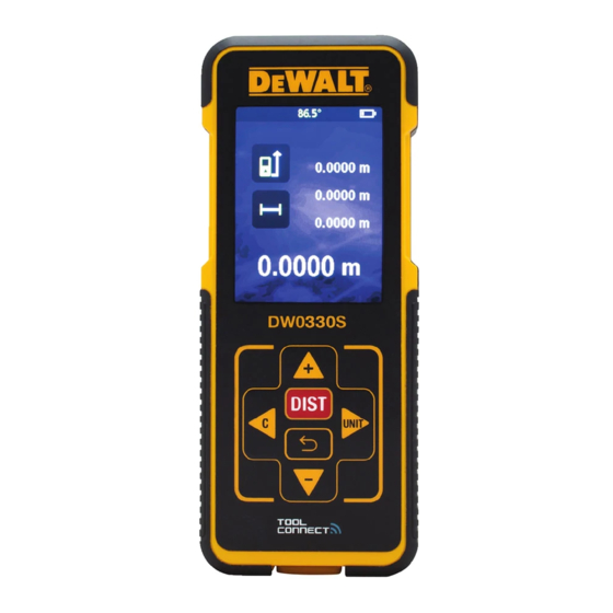 DeWalt DW0165 Manuel D'utilisation