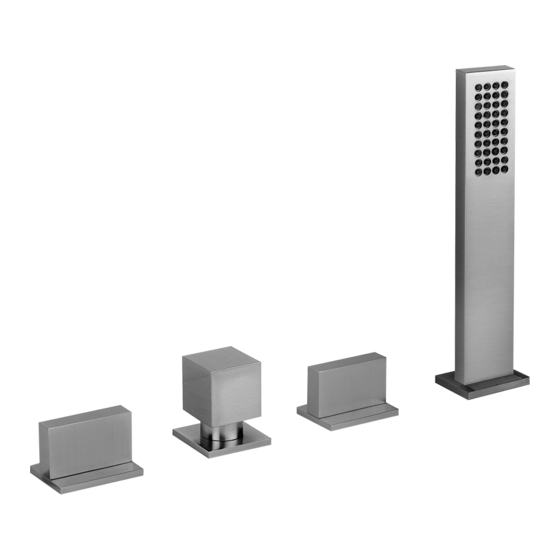 Gessi RETTANGOLO T 27043 Instructions D'installation