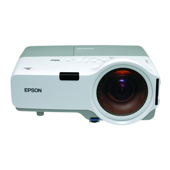 Epson PowerLite 410W Guide De L'utilisateur