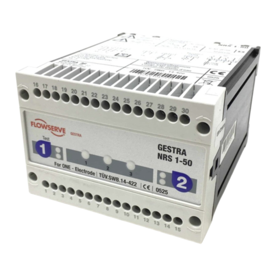 GESTRA NRS 1-50 Fiche Technique