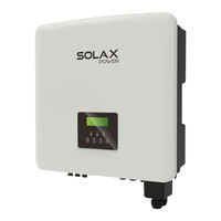 Solax Power X3-HYBRID 5.0 Guide D'installation Rapide