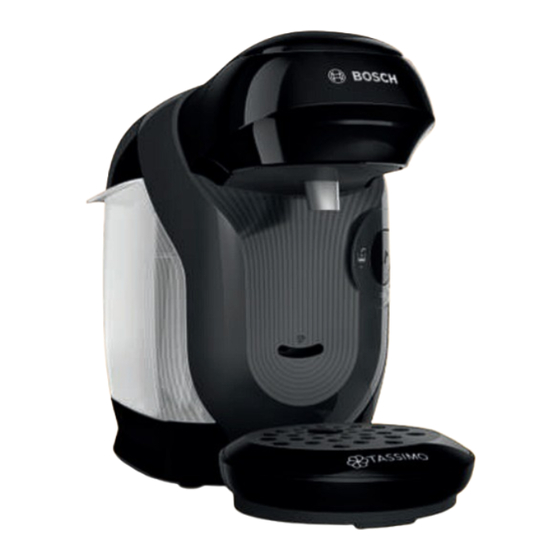 Bosch TASSIMO style TAS1103 Notice D'utilisation