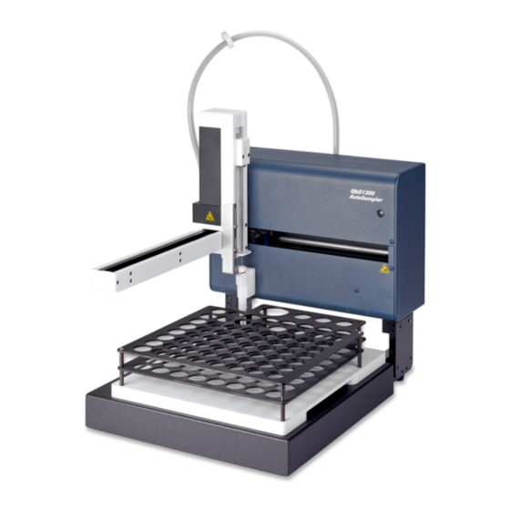 Hach QbD1200 AutoSampler Manuel De L'utilisateur