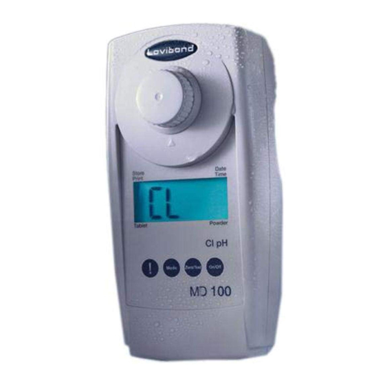 Tintometer Lovibond MD100 Mode D'emploi