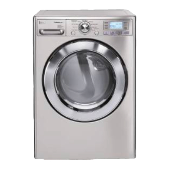 LG STEAM DRYER DLEX0001TM Manuels