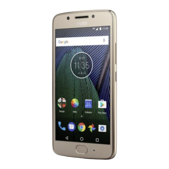 Motorola Moto G5 Mode D'emploi