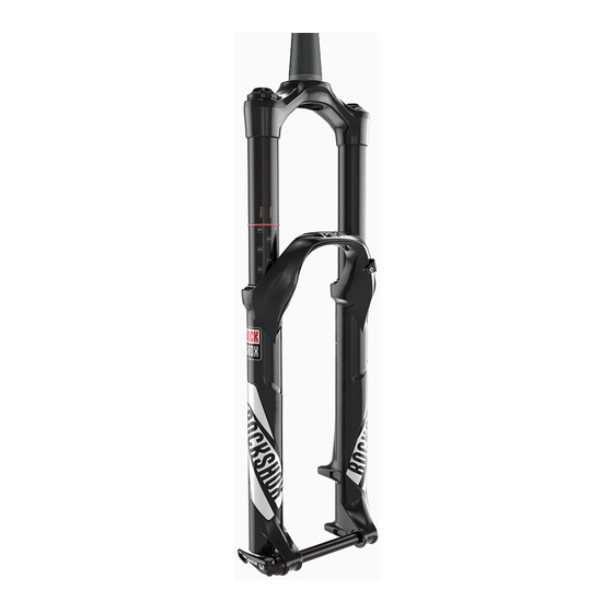 SRAM ROCKSHOX PIKE Manuel De L'utilisateur