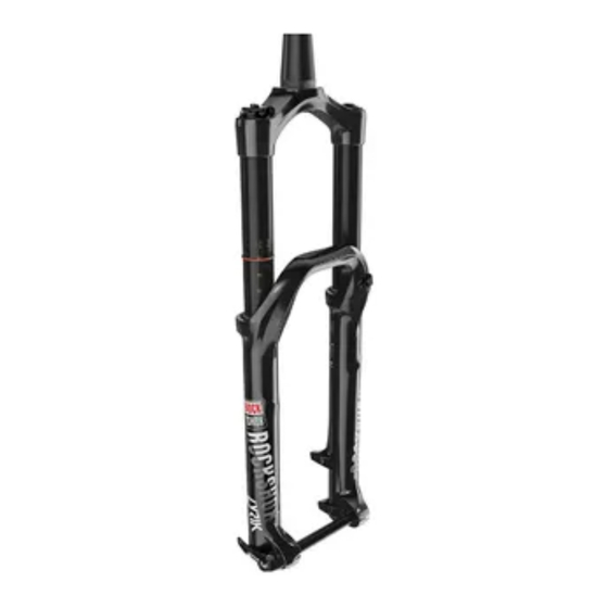 SRAM ROCKSHOX Pike Manuel D'entretien