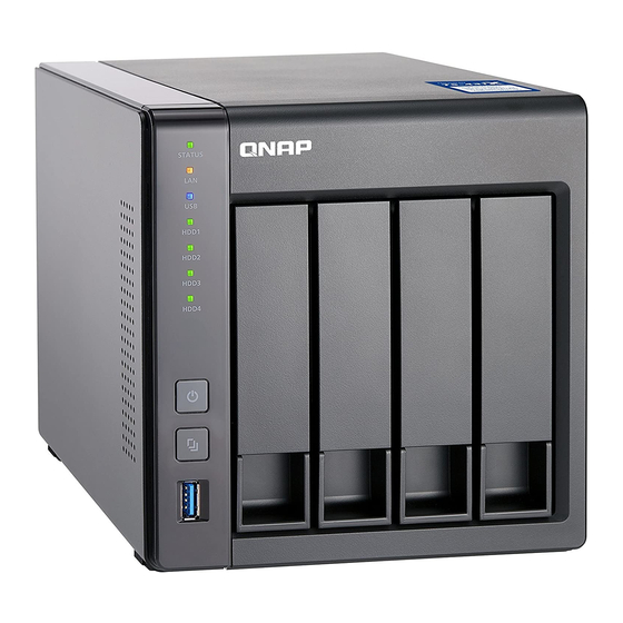 QNAP TS-431X Guide De L'utilisateur