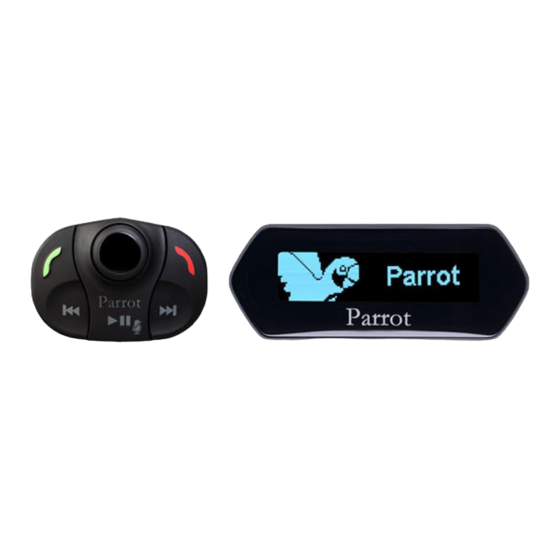 Parrot MKi9100 Guide Utilisateur