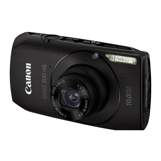 Canon IXUS 300 HS Guide D'utilisation