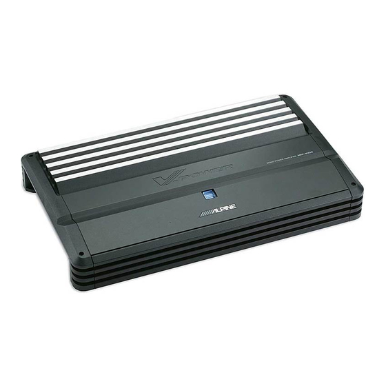 Alpine MRP-M850 Mode D'emploi