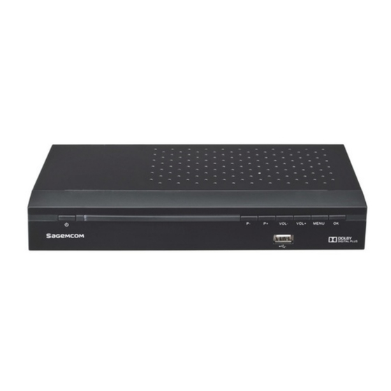 SAGEMCOM Twin 830T HD Livret Utilisateur