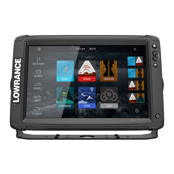 Lowrance ELITE Ti2 Manuel De L'utilisateur