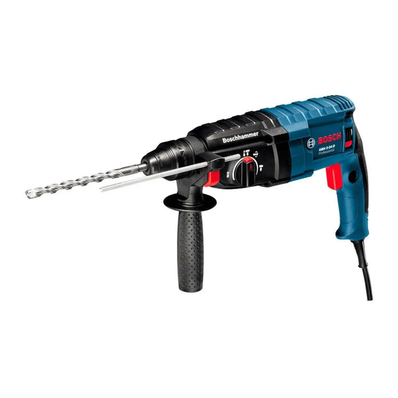 Bosch GBH Professional 2-24 D Notice Originale