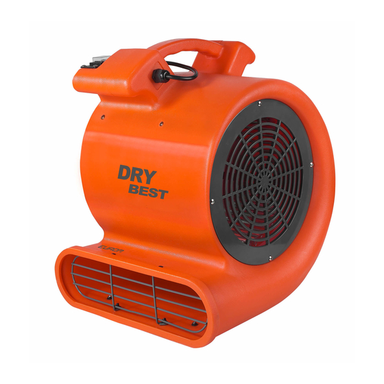 EUROM DRY BEST 400 Livret D'instructions