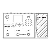 nux MG-400 Mode D'emploi