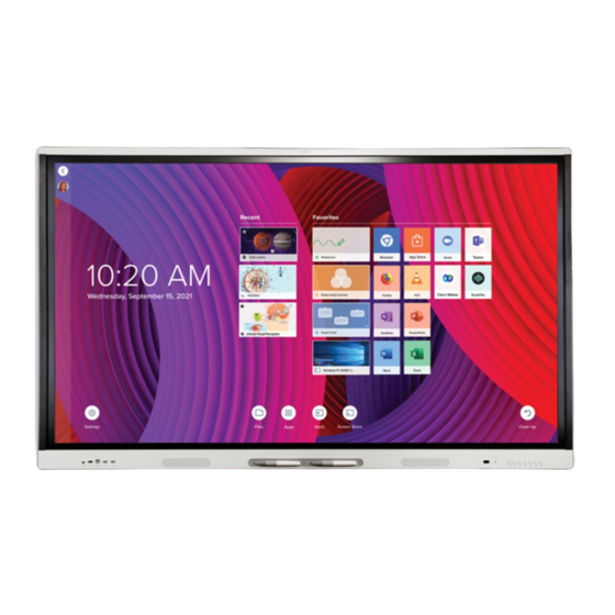SMART Board MX Serie Guide D'utilisation